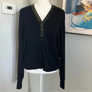 NWOT Michael Lauren Revolve Ribbed Long Sleeve Top Sweater Size Small